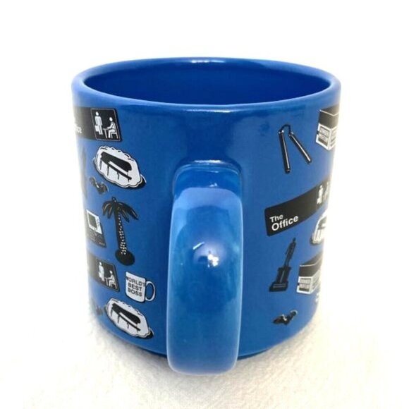 The Office Ceramic Coffee Mug Cup NBC Dunder Mifflin TV Show Blue - Picture 4 of 6